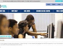 Tablet Screenshot of icdl.org.za